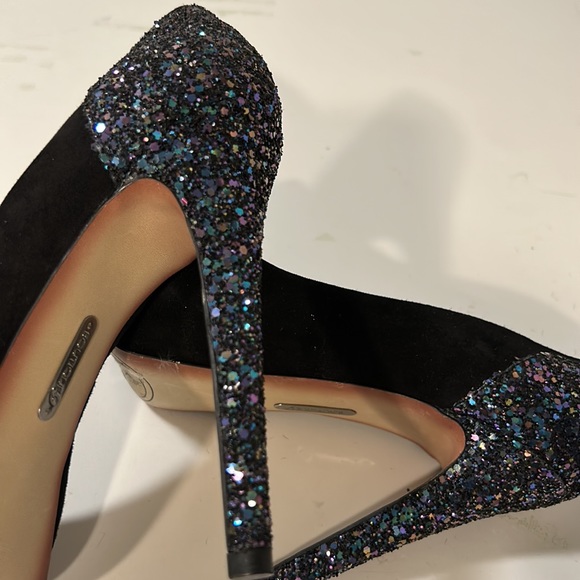 BOUTIQUE 9 SUEDE. PEEP TOE PUMPS SHOE SIZE 9..5 - Picture 11 of 12